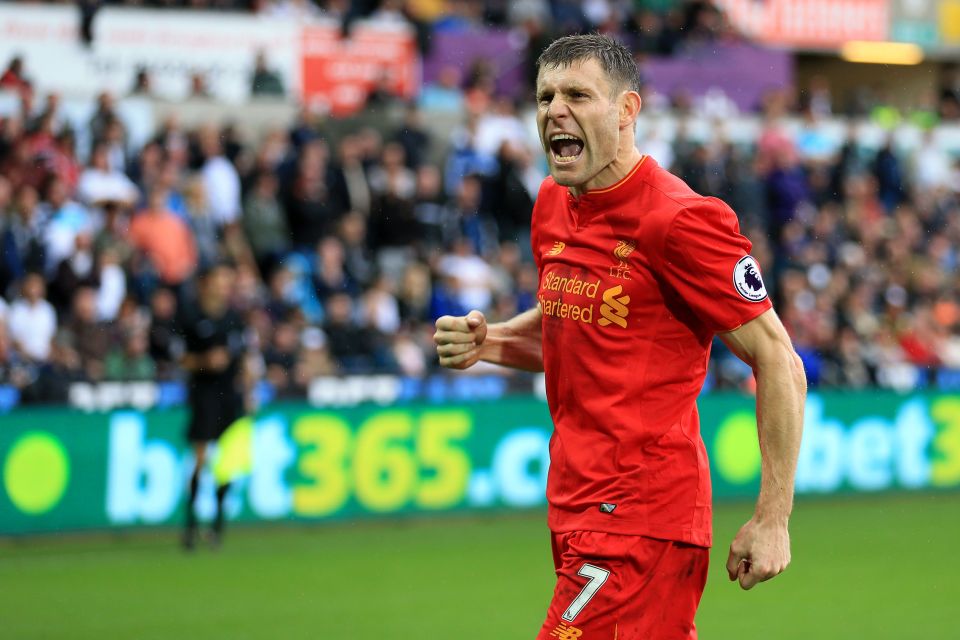  James Milner netted his third penalty in a week as Liverpool toppled Swansea