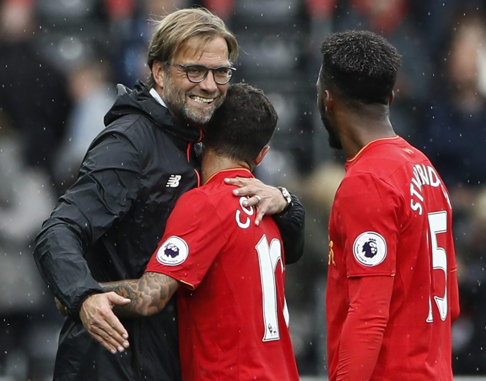 Philippe Coutinho has continued to thrive under Klopp while Daniel Sturridge has had a more enigmatic time