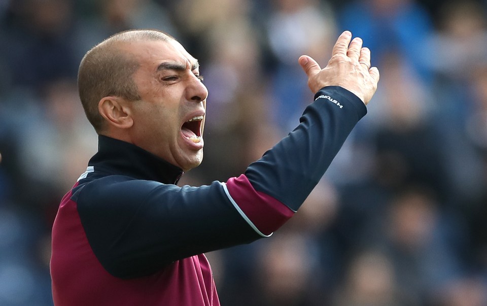  Roberto Di Matteo was sacked by Villa on Monday