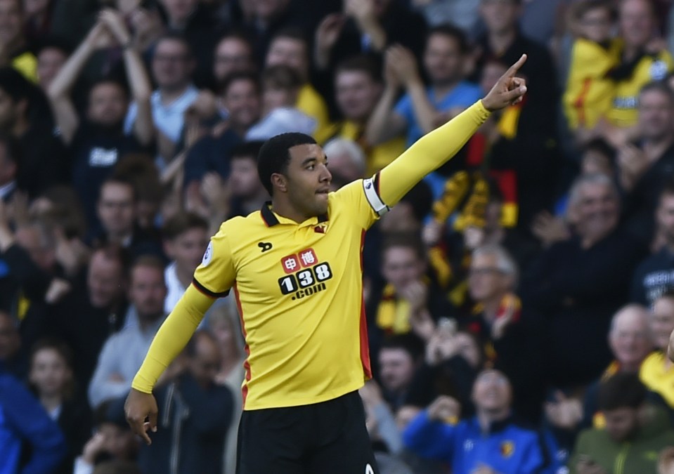  Troy Deeney is the only homegrown player to start for Watford this season