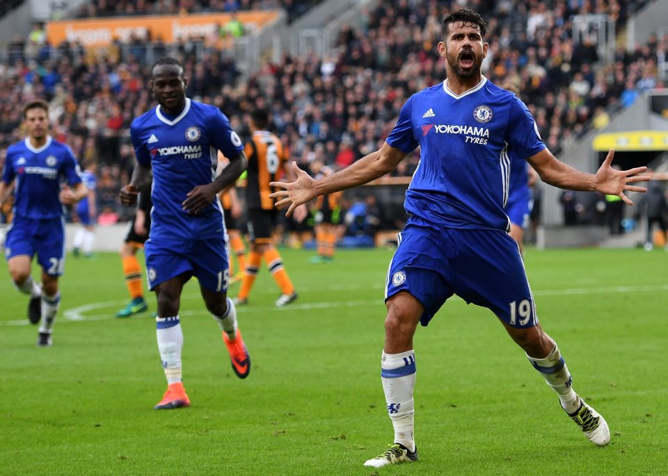  Prem  top-scorer Diego Costa is enjoying a purple patch