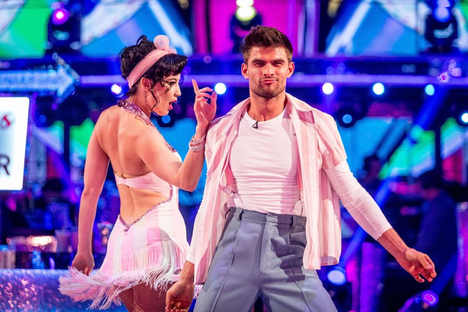  Naughty, naughty . . . cheeky Daisy Lowe proves she's more than just a pretty face on Strictly