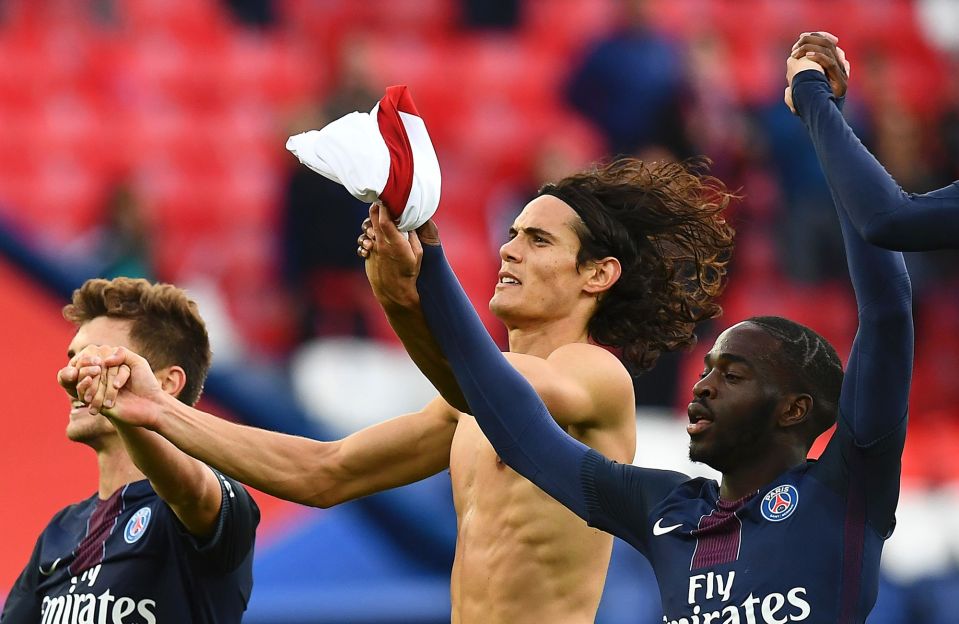  PSG celebrated after the game as they got their league form back on track