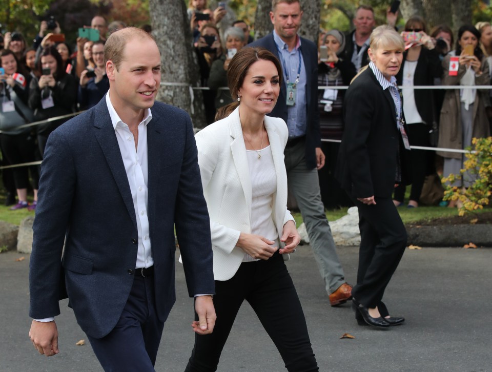 The Duke and Duchess of Cambridge arrive at the social care charity, Cridge Centre for the Family, in Victoria on their last day of their Canada tour