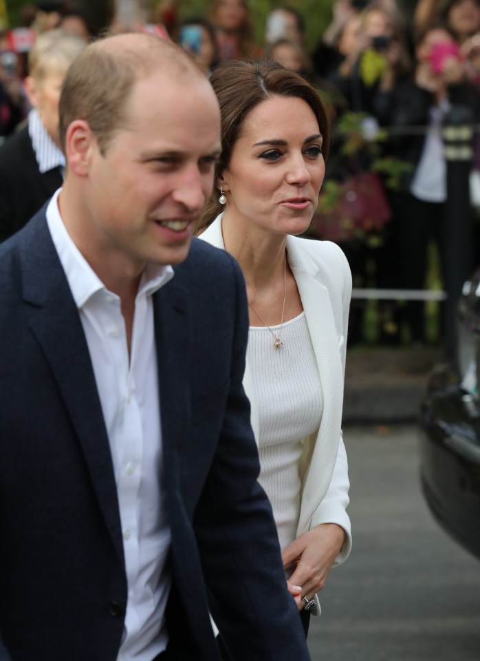 The royal couple arrived just after 10am local time on their visit to one of Victoria’s most well-known charitable institutions