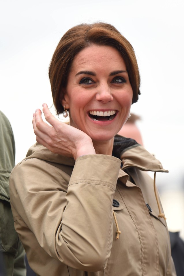 Kate beamed as she took helm of the tall ship, the Pacific Grace