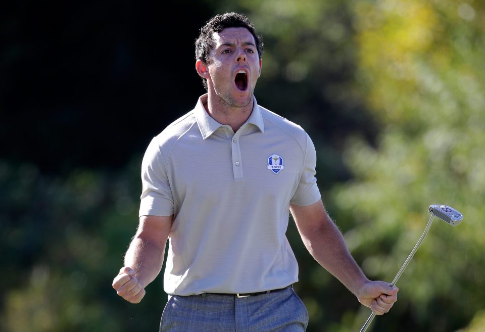  Rory McIlroy was irresistible for Europe but America fought back