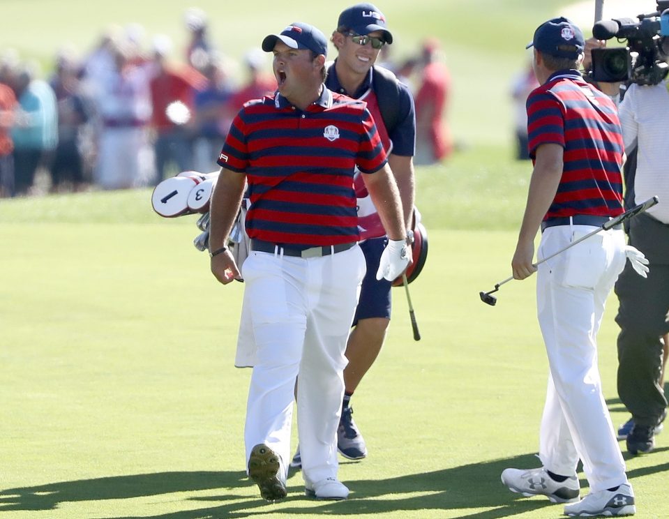  Patrick Reed was simply in a league of his own at Hazeltine on Saturday