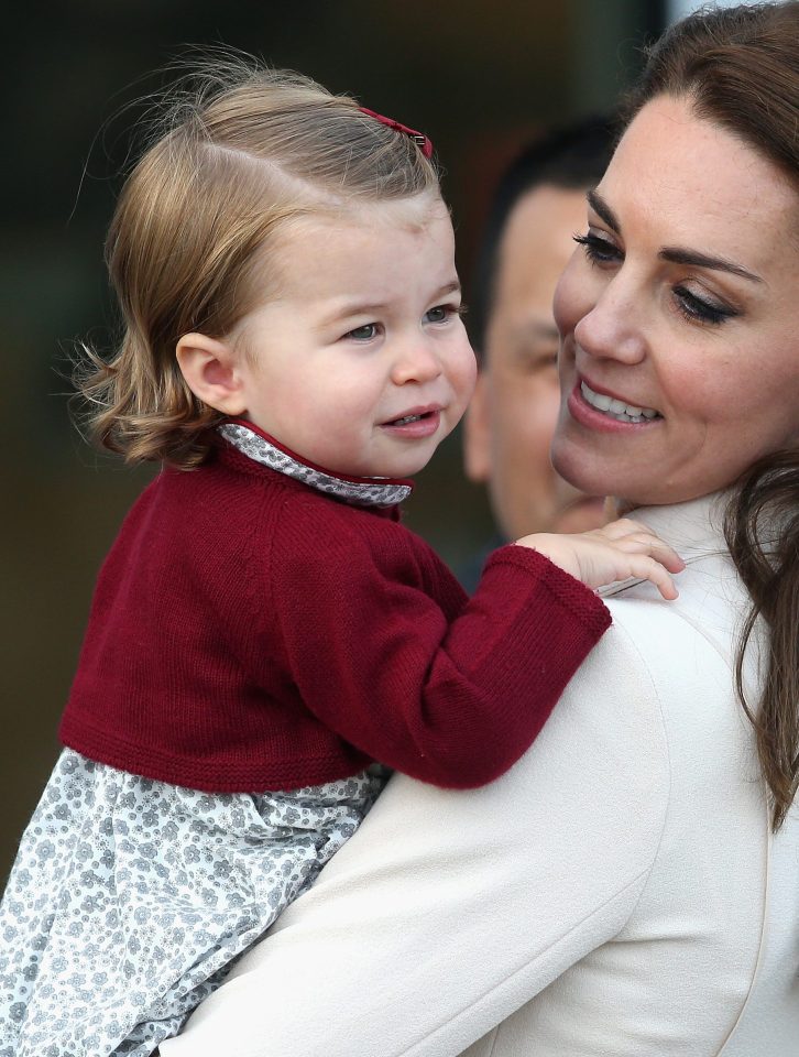 Kate and Charlotte say goodbye to the thousands of well-wishers