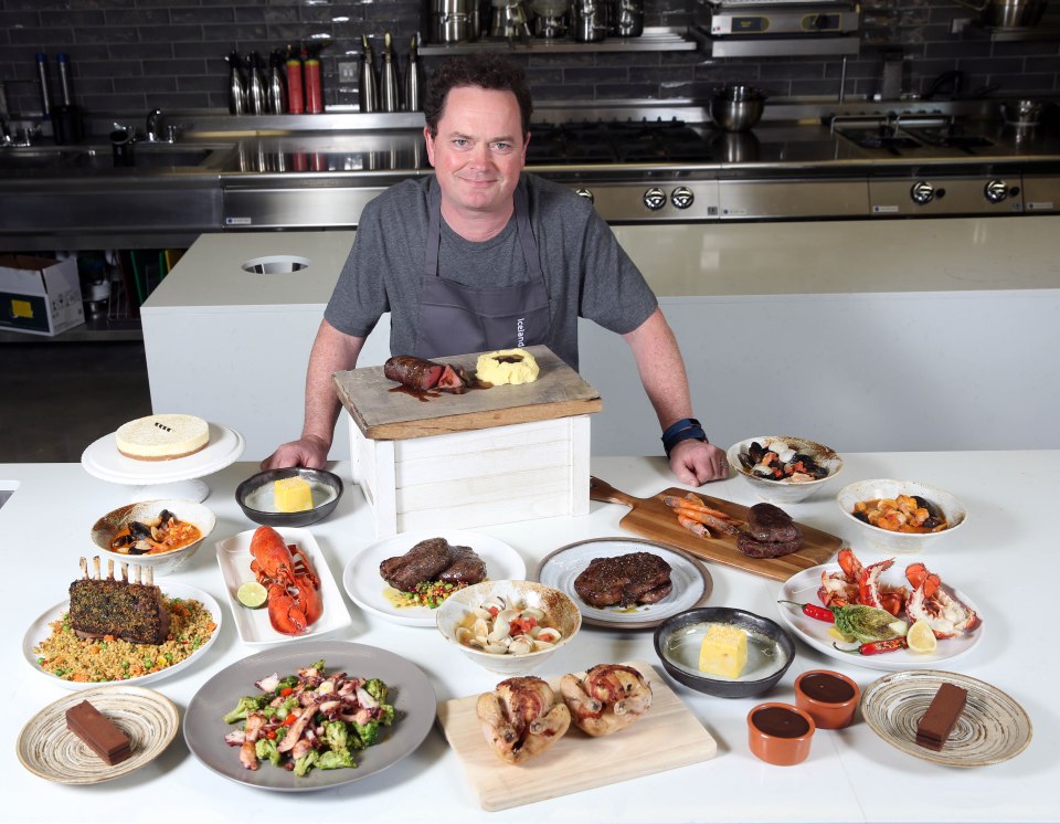  Chef Niel Nugent is behind the luxury range, which is being offered at bargain prices