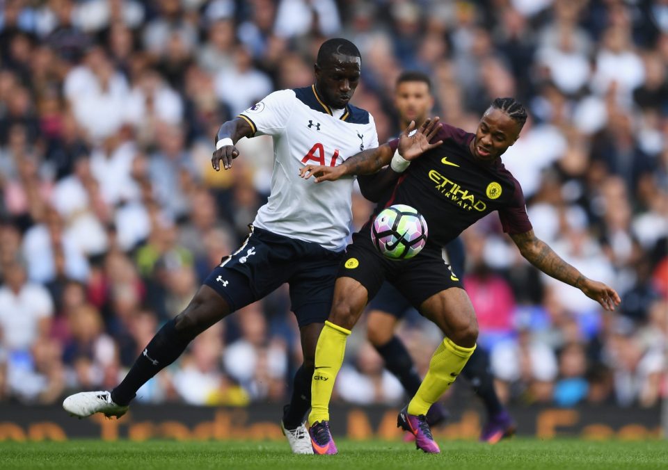  Sterling was not given the room to execute his skills against Spurs - before he was subbed off in the 87th minute