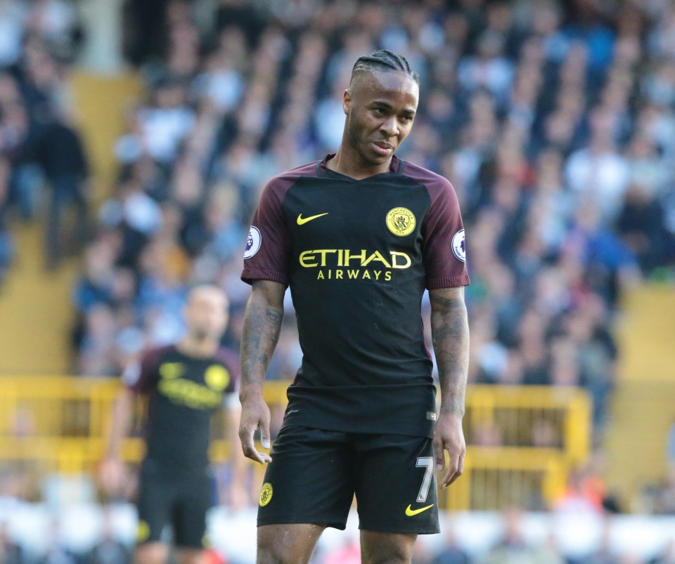  Raheem Sterling cuts a frustrated figure at White Hart Lane