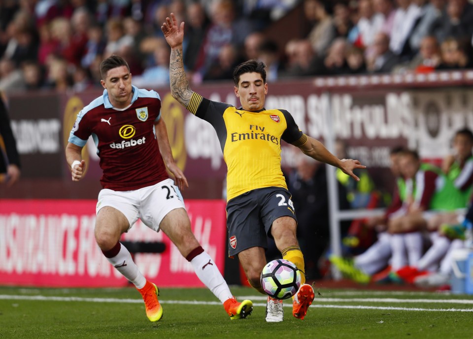 Manchester City are hoping to pinch Arsenal youngster Hector Bellerin