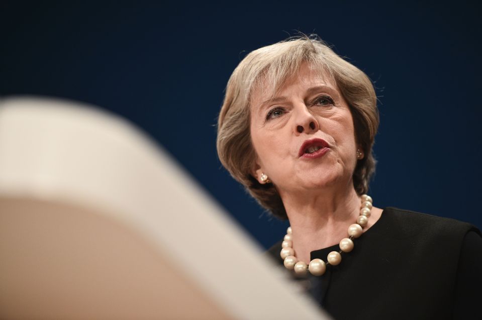  Theresa May is at her first Tory Party conference as Prime Minister and told off James Cleverly for not kissing her yet