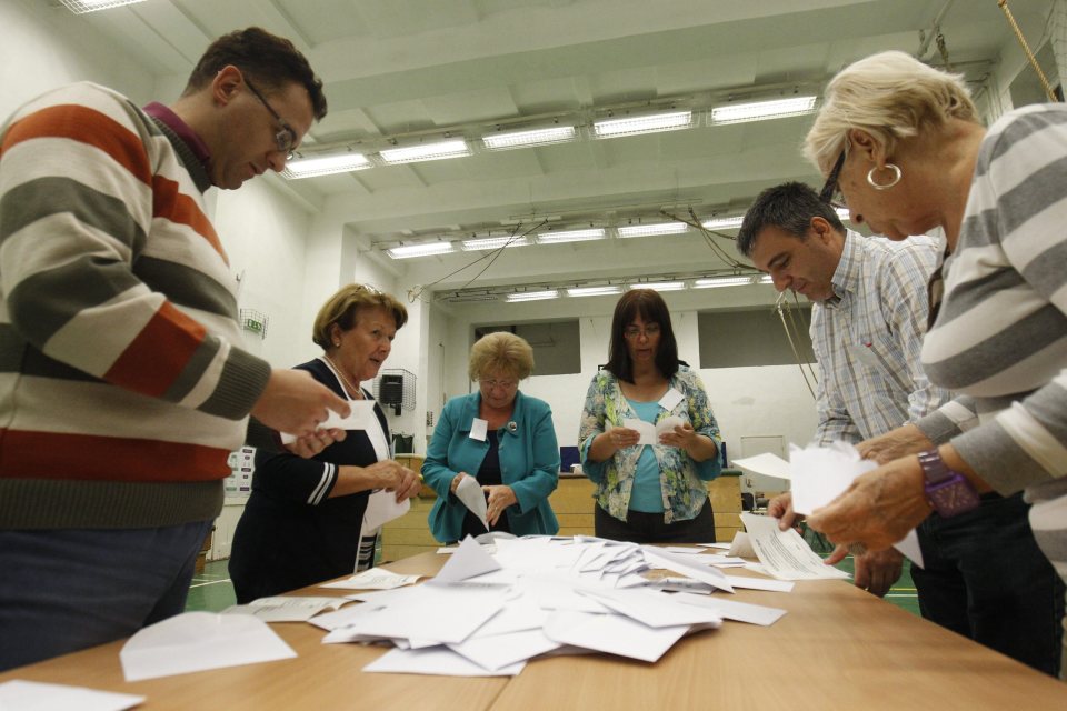  95 per cent of those who turned out to vote were against Brussels’ proposals