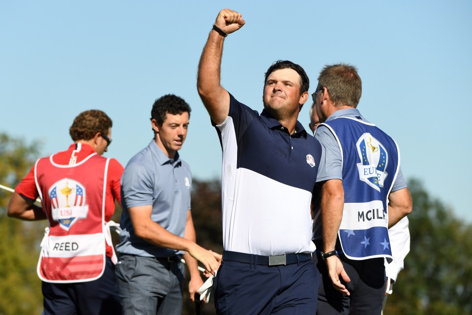  Patrick Reed was the star of the show for the victorious USA side