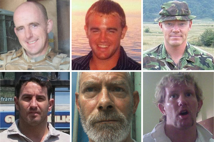 The six troopers who were falsely jailed