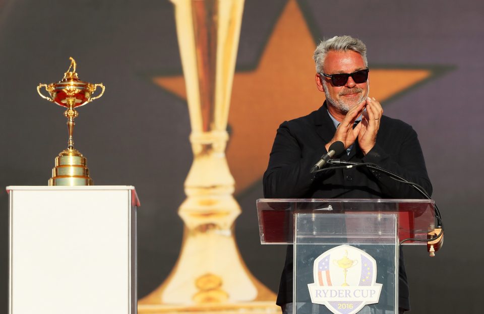  Darren Clarke was on the losing side as USA beat Europe 17-11