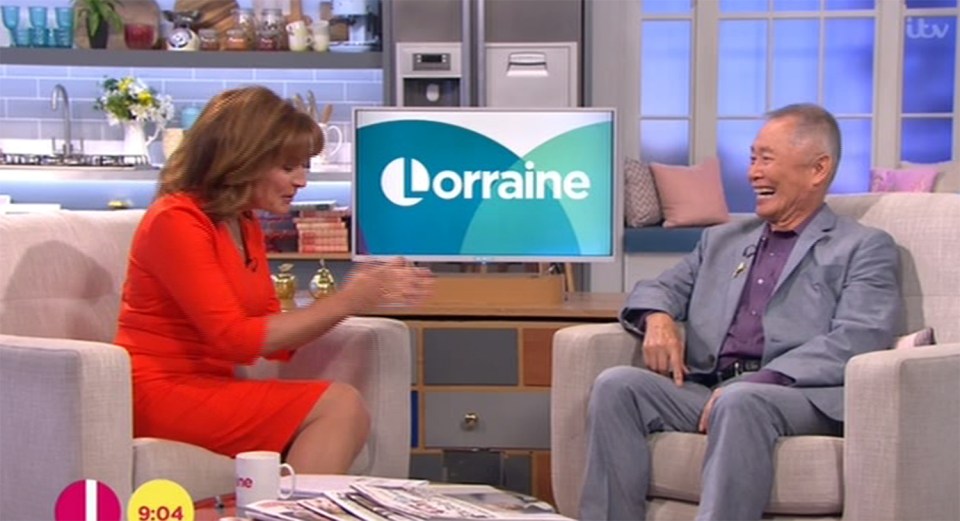  George chatted on today's Lorraine show