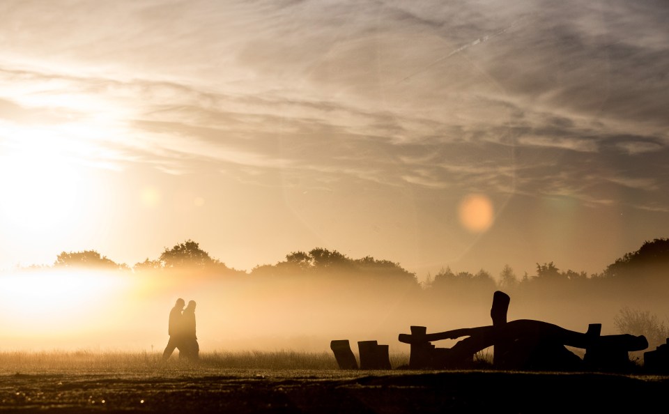  Even parts of the south east and London awoke to a frosty start this morning