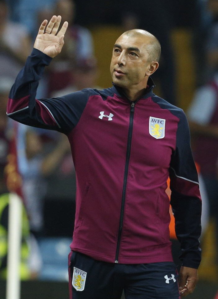  Former Chelsea boss Roberto Di Matteo was sacked by Aston Villa on Monday