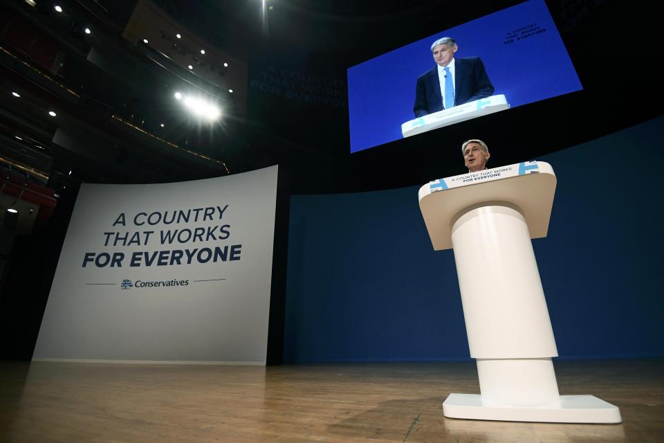  His speech to the Tory Party conference fitted with Theresa May's key pledge of making a country that works for everyone