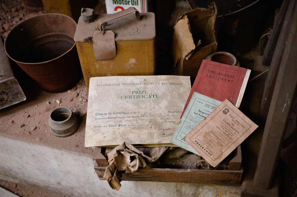  Paperwork - including a third-prize certificate for a Co Op competition gives a fascinating insight into daily life at the fire station