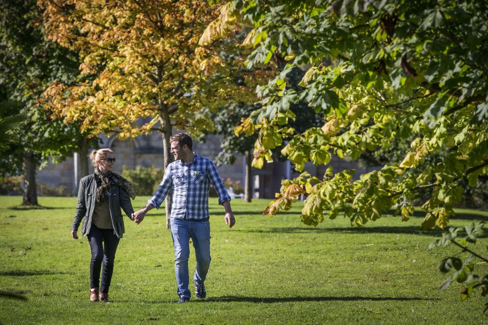  And in the grounds of Castle Howard in Yorkshire as autumn colours began to show for the first time