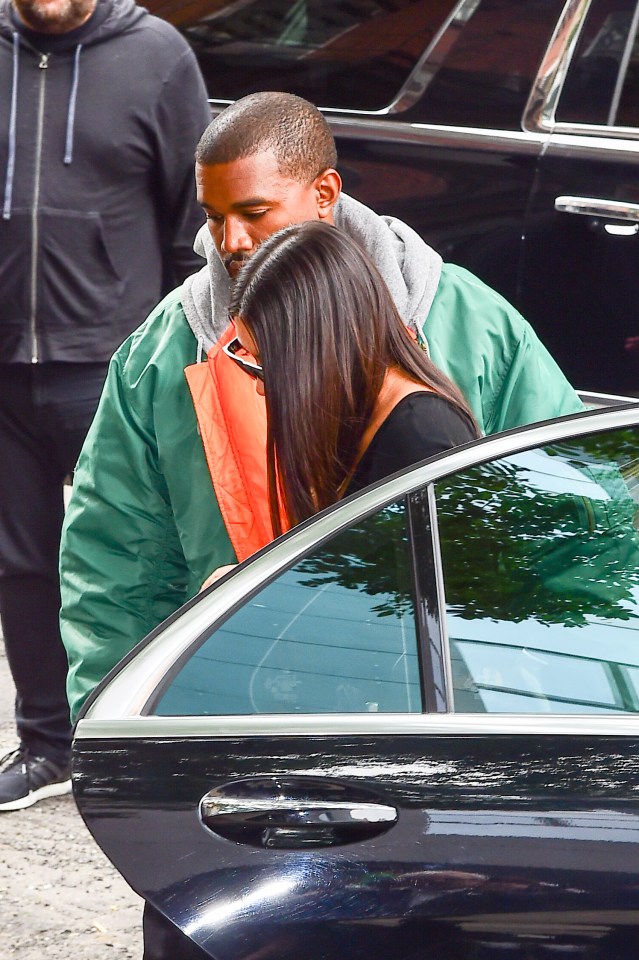  The celeb rushed back to New York following the ordeal, with Kanye in tow