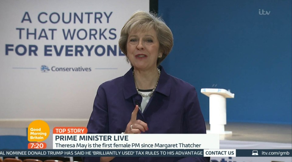  The PM lifted the lid on her cake recipe