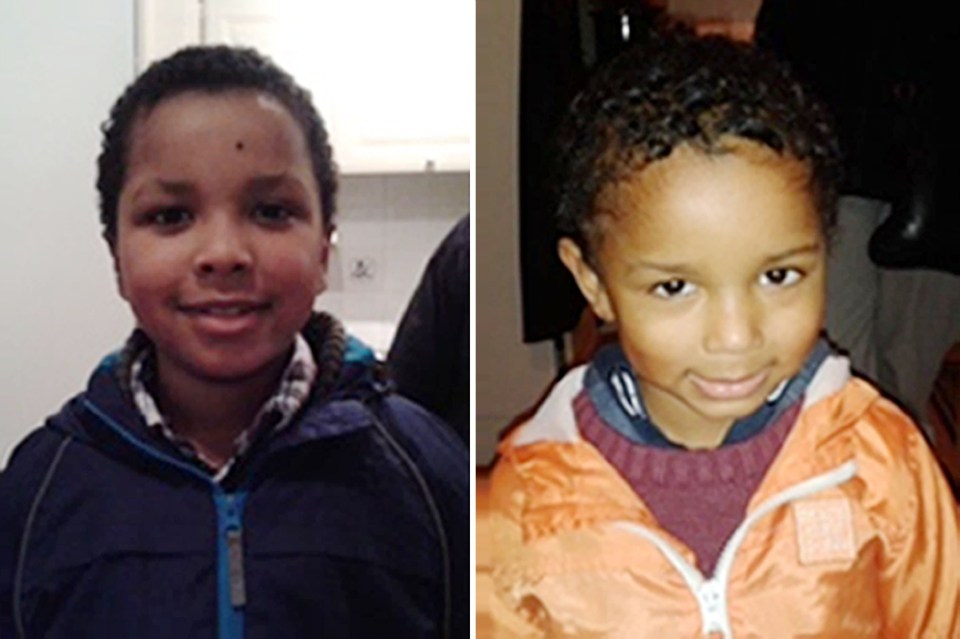  Zachary, eight, and Amon (right), four, were brutally murdered by their own dad