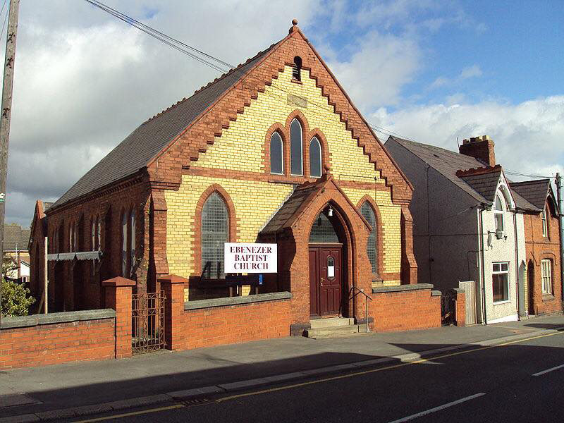  He put it on a sign outside Ebenezer Baptist Chapel in Buckley, North Wales