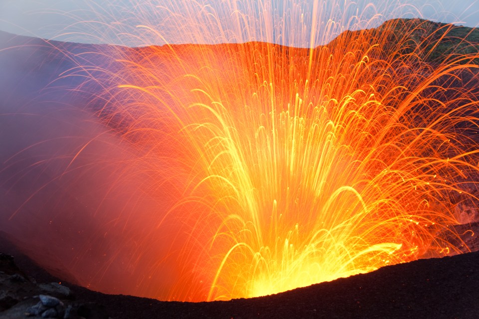  Eruption ... Mt Teide has lay dormant for over 100 years but it is highly unstable (stock image)