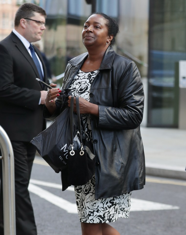  Ava Blake, sister of murdered Sian Blake, arrives at court this morning