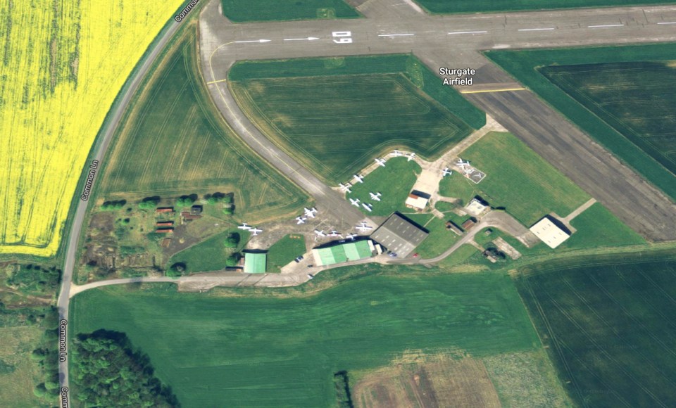  The former RAF Sturgate is now a commercial airfield used by glider clubs