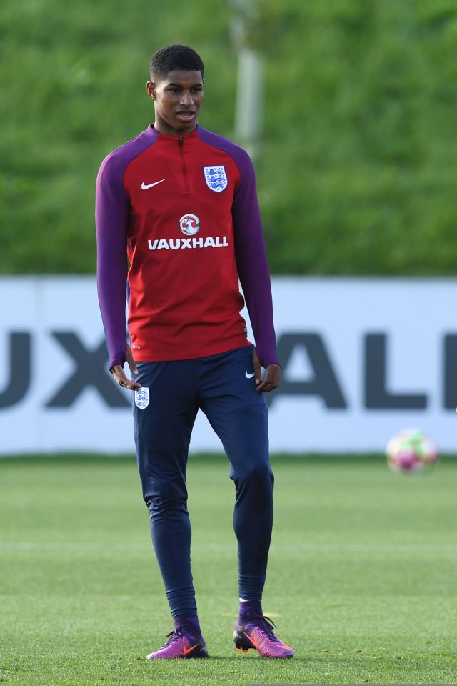  Marcus Rashford is with England on international duty