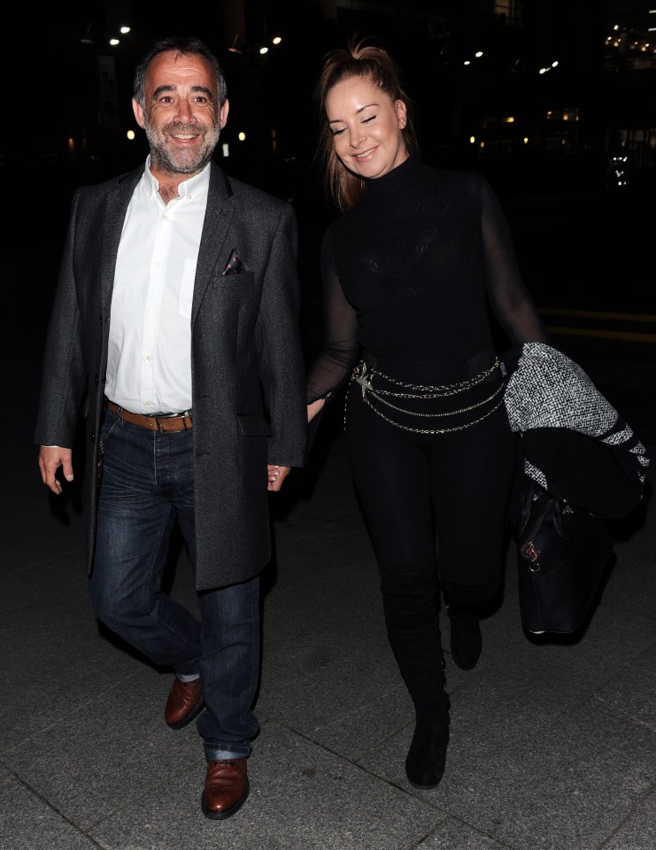  Her on-screen dad Michael Le Vell was there to show his support