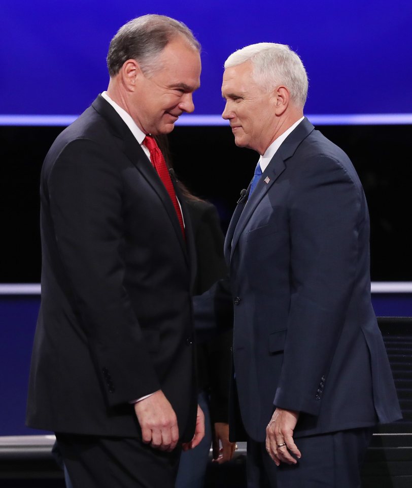  The pair repeatedly interrupted each other during the VP debate