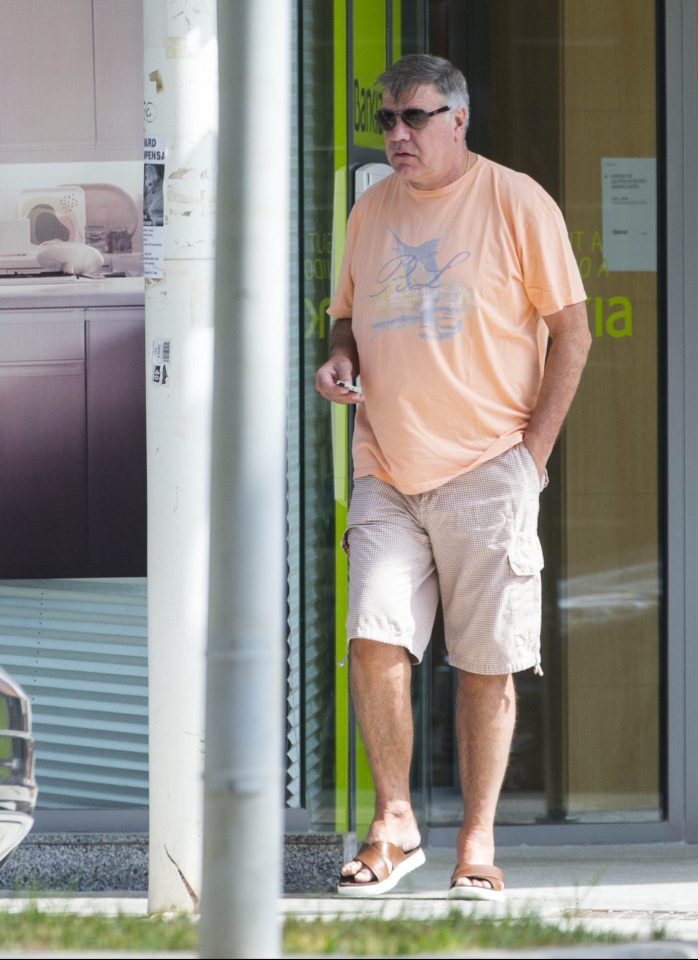  On the losing side . . . Sam Allardyce is in need of a new loan signing in Costa Blanca