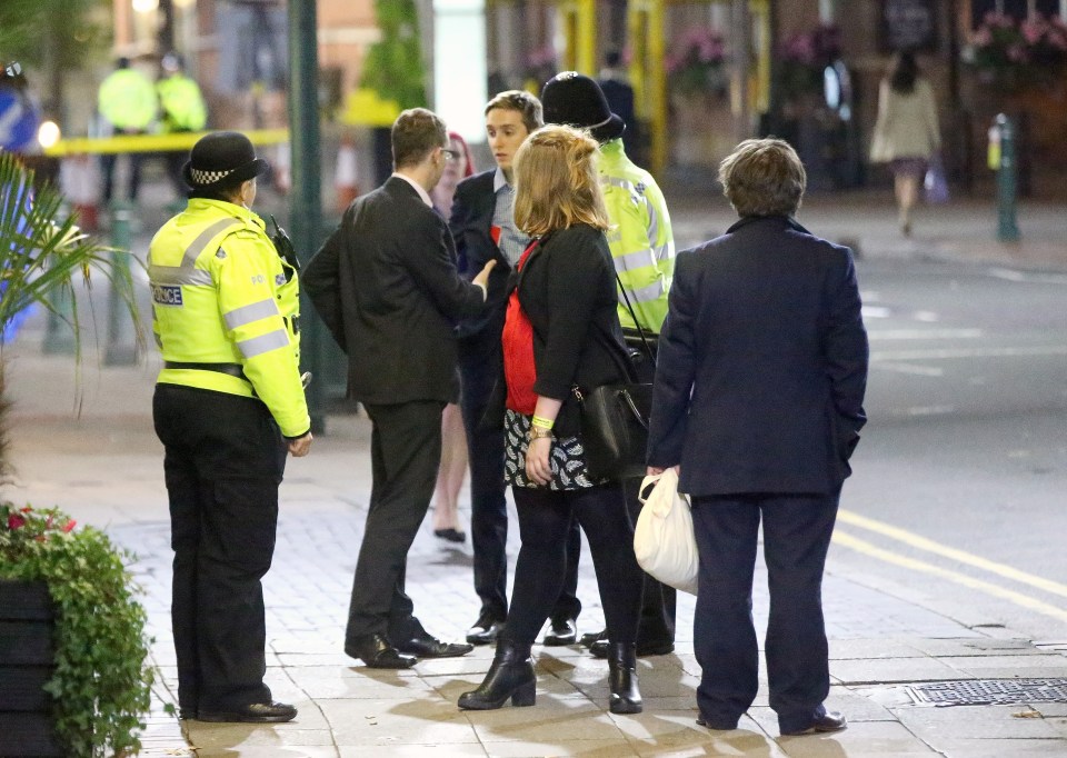  The police were out on the streets of Birmingham to ensure the fun did not get out of control