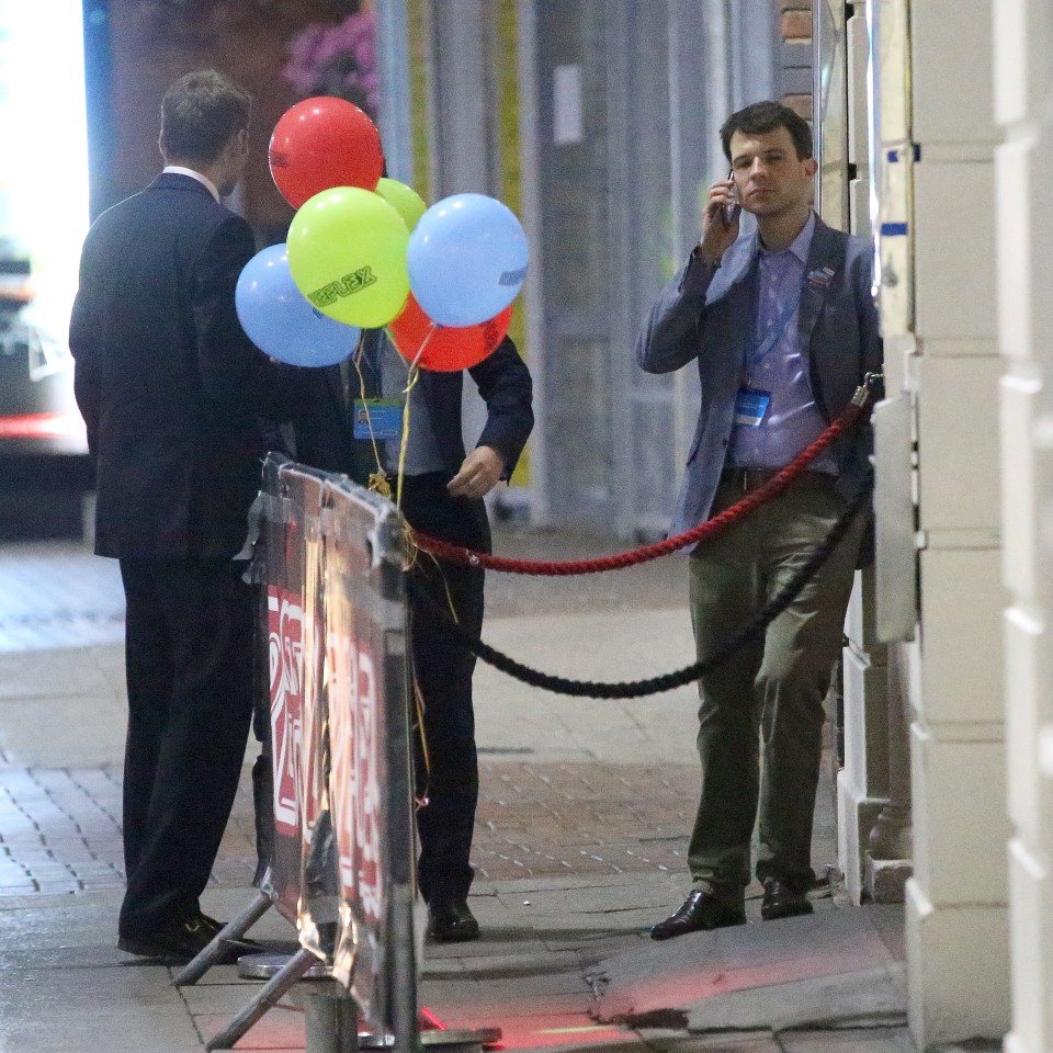  The inclusion of green and red balloons outside the Reflex bar showed it was open to everyone - not just Conservative Party members