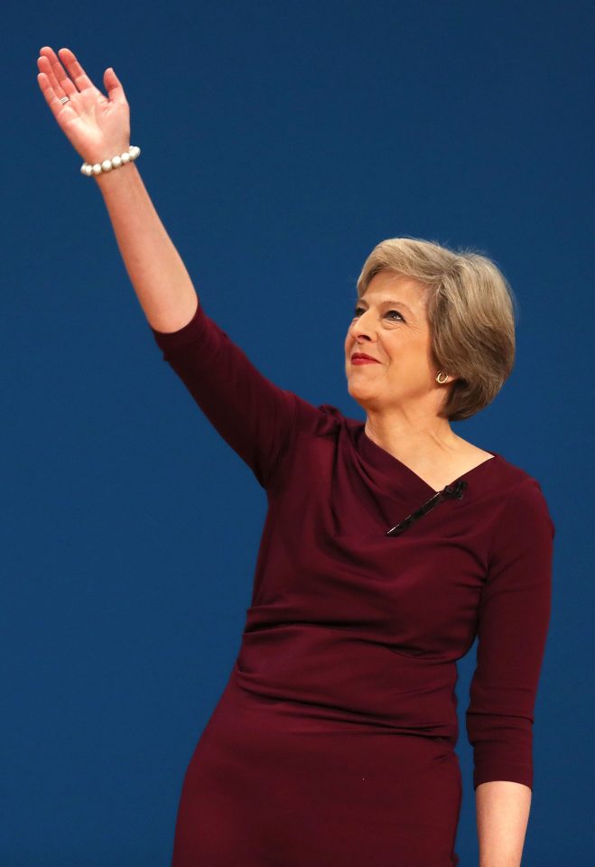  The PM warned tax dodgers that "we're coming after you" in her section on business