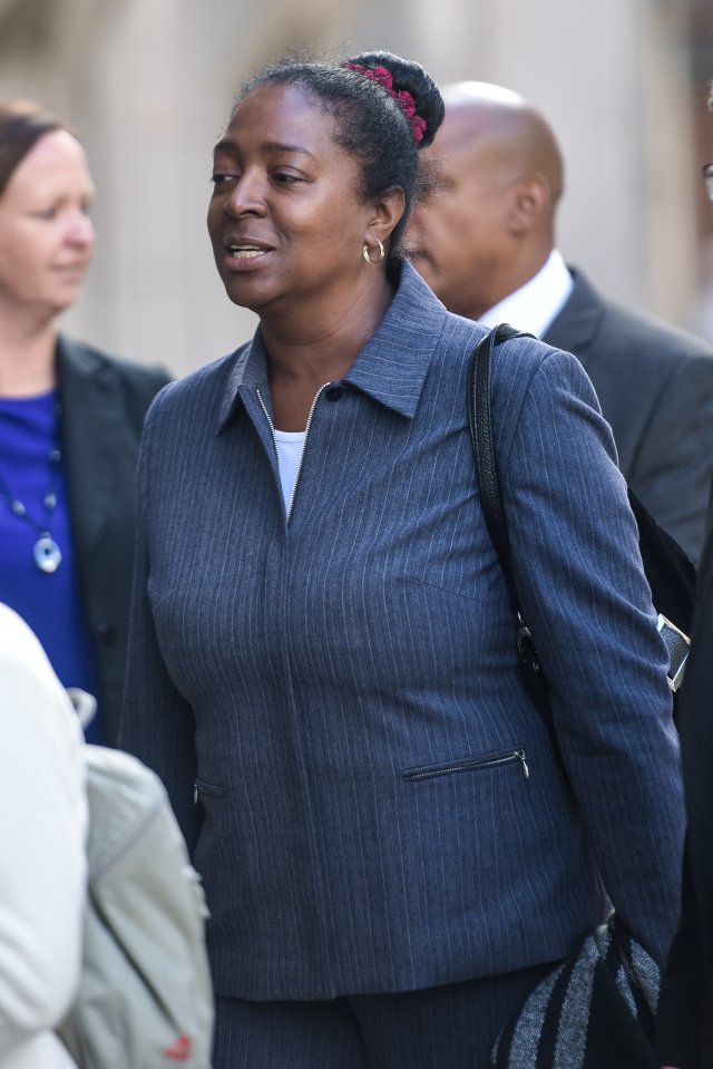  Ava Blake, sister of murdered Sian Blake, arrives at court today