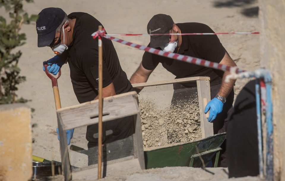  Cops have been digging around the area for two weeks in a bid to find clues on the missing boy's disappearance