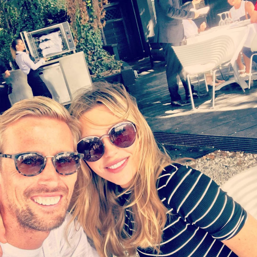  The model with hubby footballer Peter Crouch