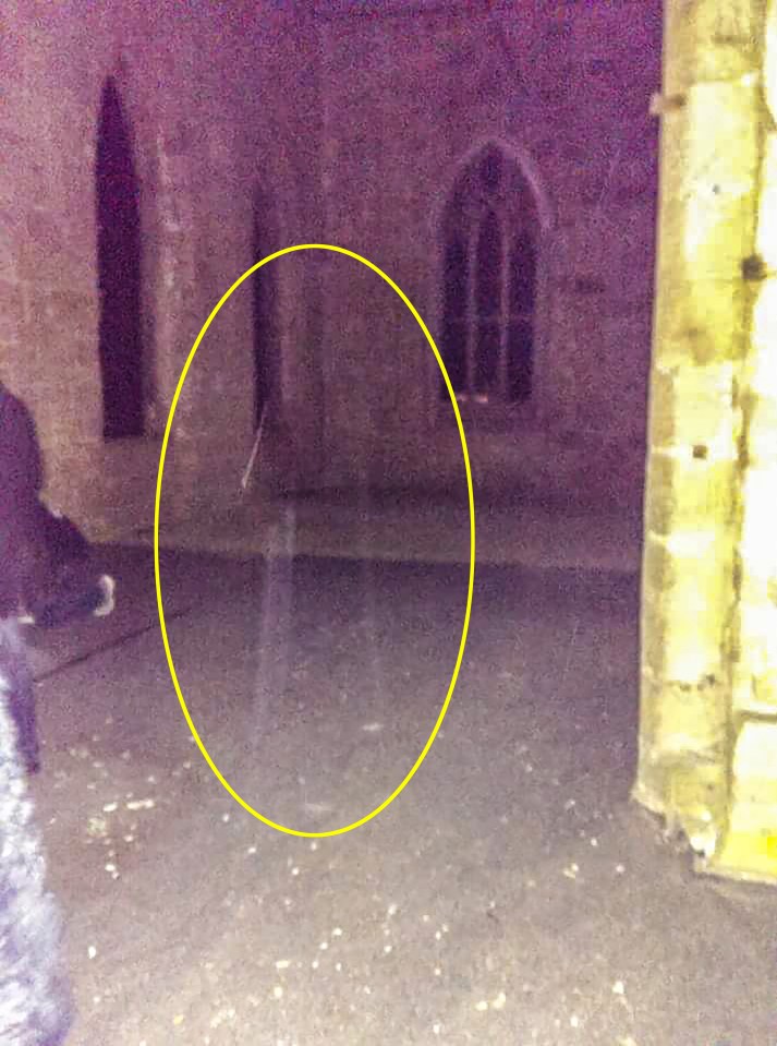  Could this eerie cloaked figure be the ghost of a beggar woman who cursed the land Alton Towers is built on?