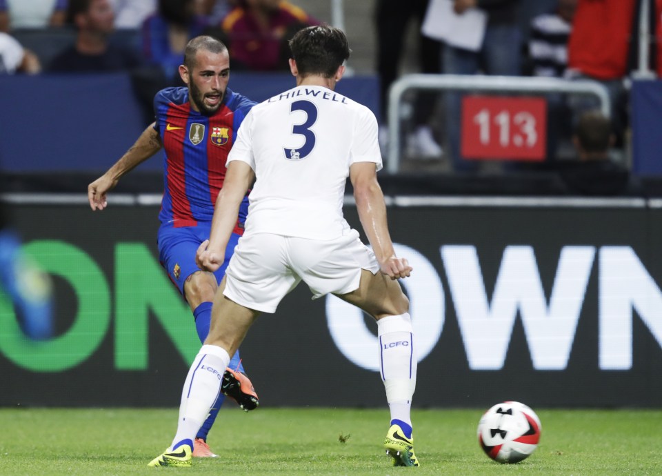  Aleix Vidal played against the champions Leicester City in pre-season