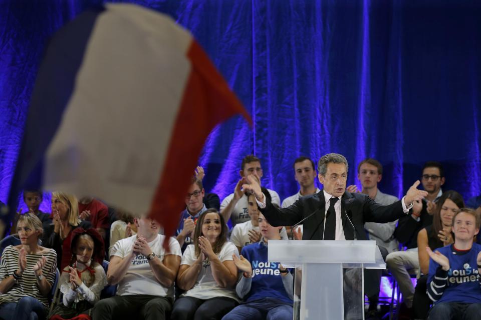  Hopeful ... Potential candidate Sarkozy has slipped in the polls against his main rival Alain Juppe