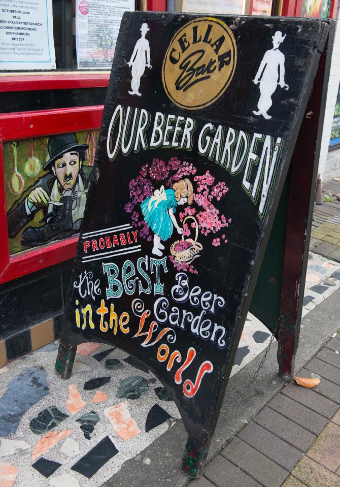  Its beer garden has been voted the best in Britain - but they think it could be even better than that