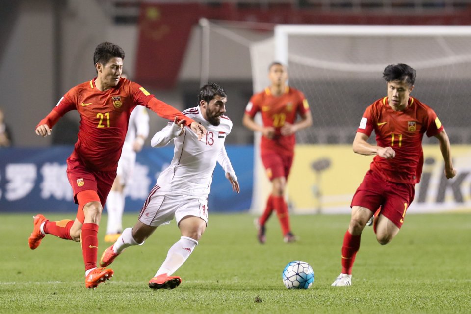  China lost 1-0 to Syria in World Cup qualifying in Xi'an